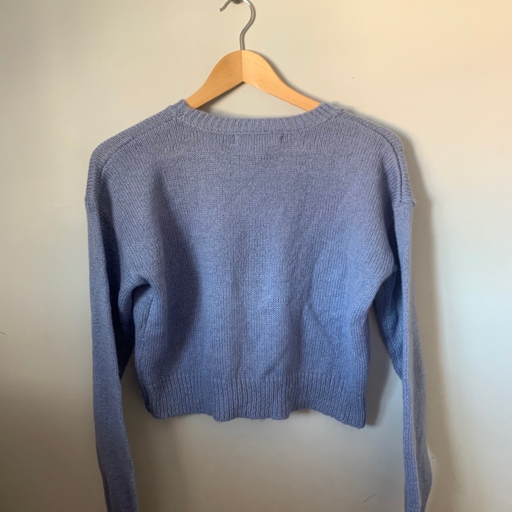 Long sleeve crop top
